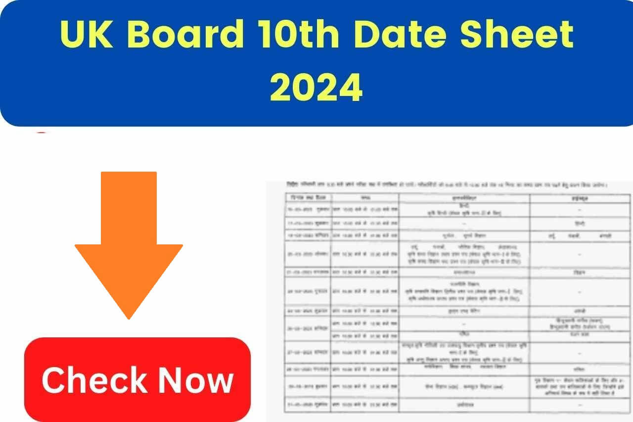 UK Board Exam Date 2024 Class 10, 12 Out, Check Uttarakhand Board Date