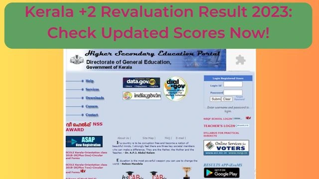 Kerala +2 Revaluation Result 2023: Check Updated Scores Now!