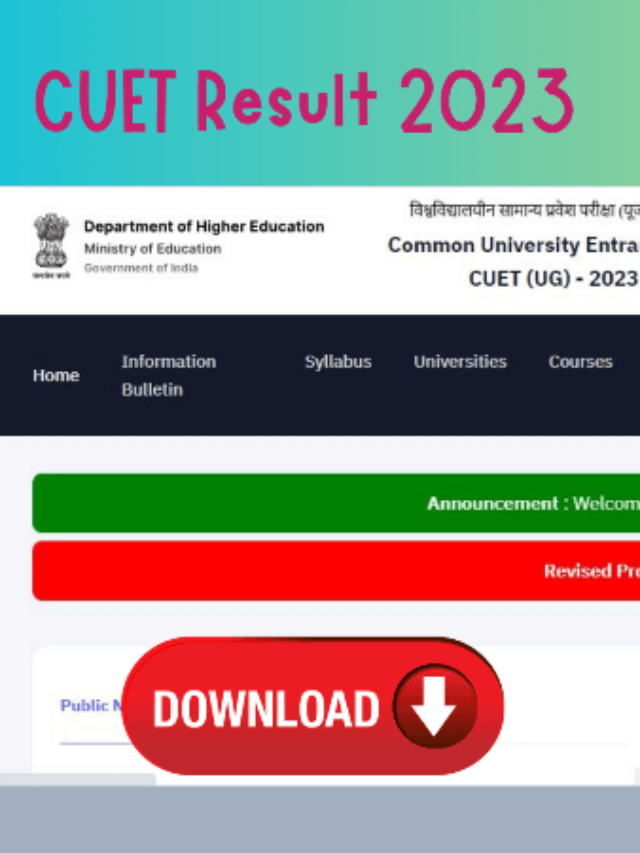 CUET Result 2023