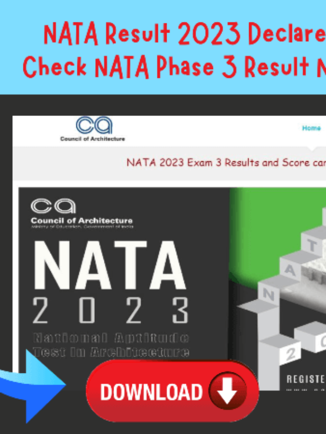 NATA Result 2023 Declared