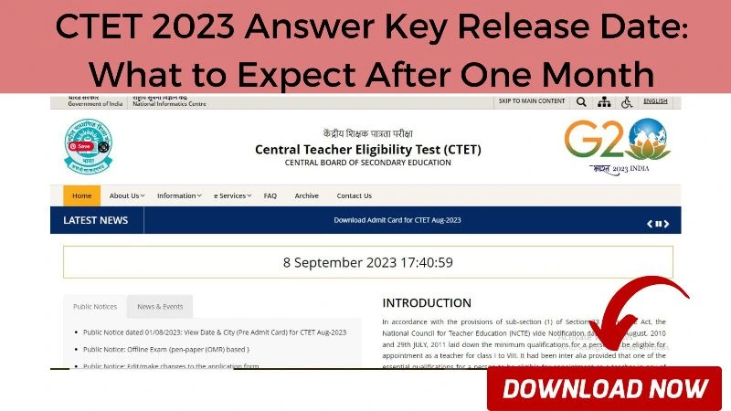 CTET 2023 Answer Key