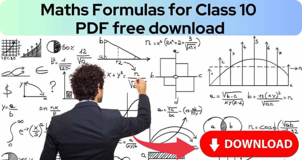 Maths Formulas for Class 10
