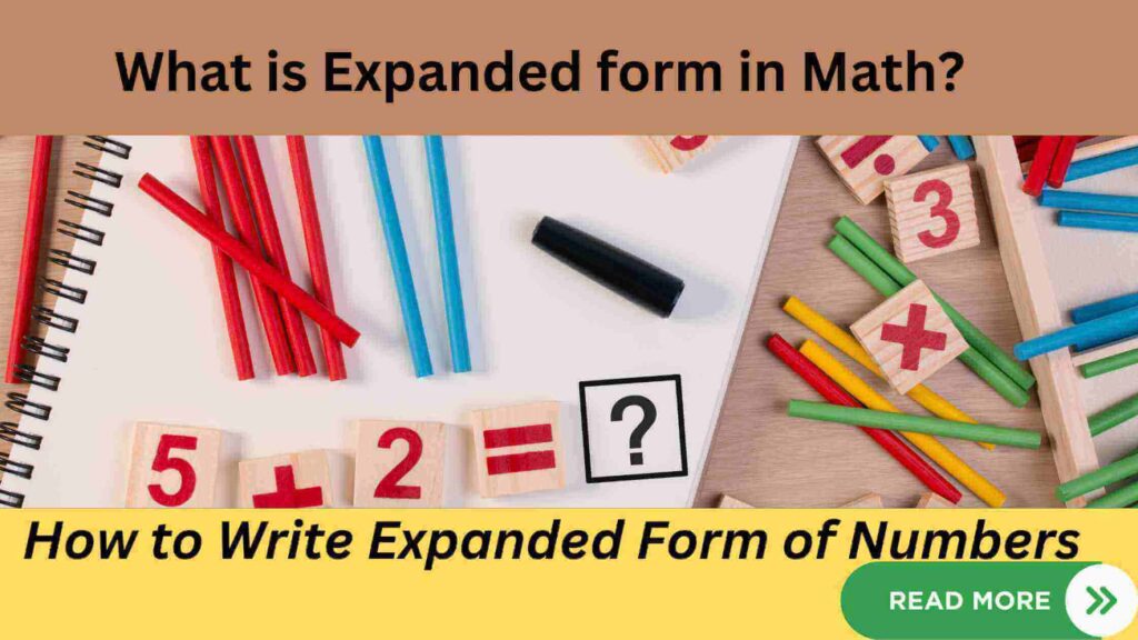 Expanded form in Math