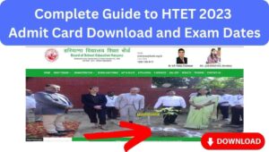 HTET 2023 Admit Card