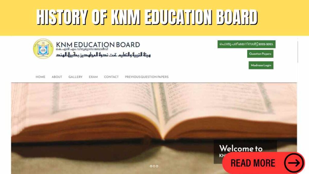 History of KNM Education Board