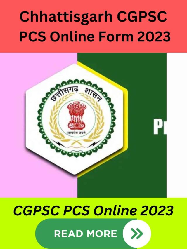 CGPSC PCS Online 2023