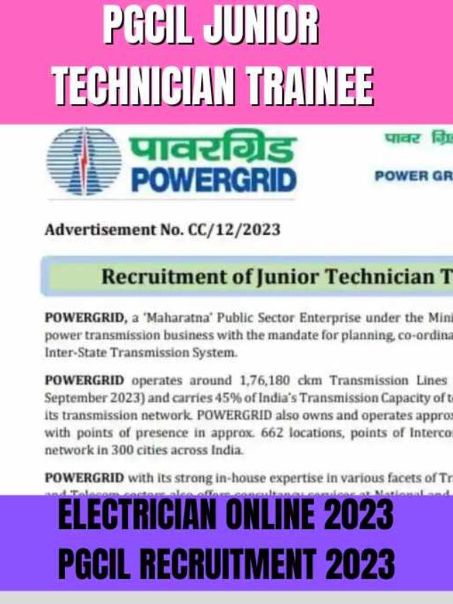 PGCIL Recruitment 2023