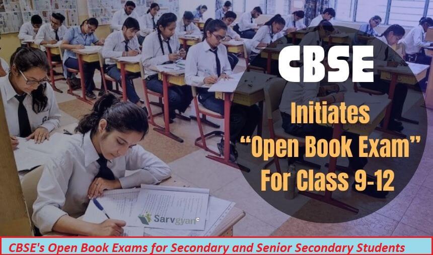 CBSE's Open Book Exams for Secondary and Senior Secondary Students