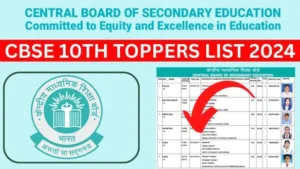 CBSE Class 10 Toppers 2024