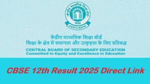 CBSE 12th Result 2025